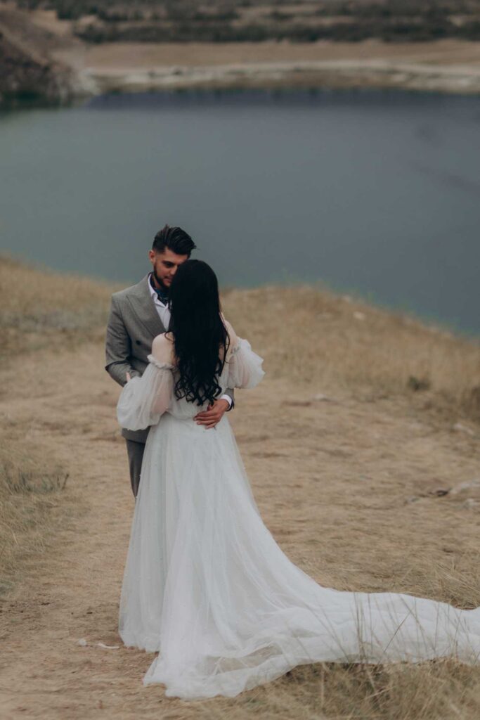 Photo Bride Diana in a Vivian gown
