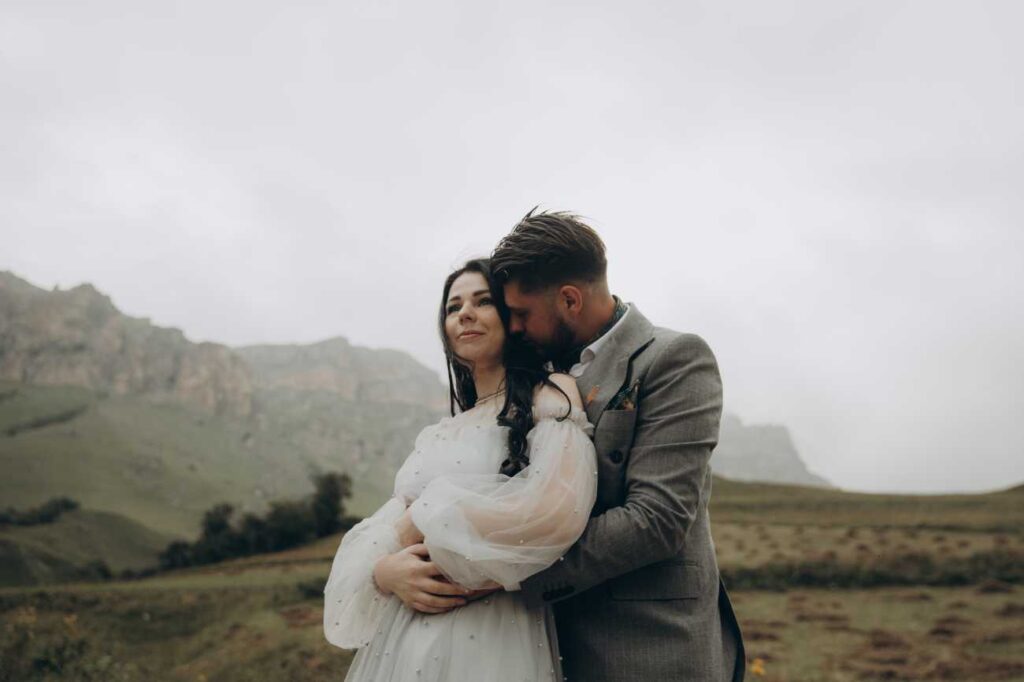 Photo Bride Diana in a Vivian gown