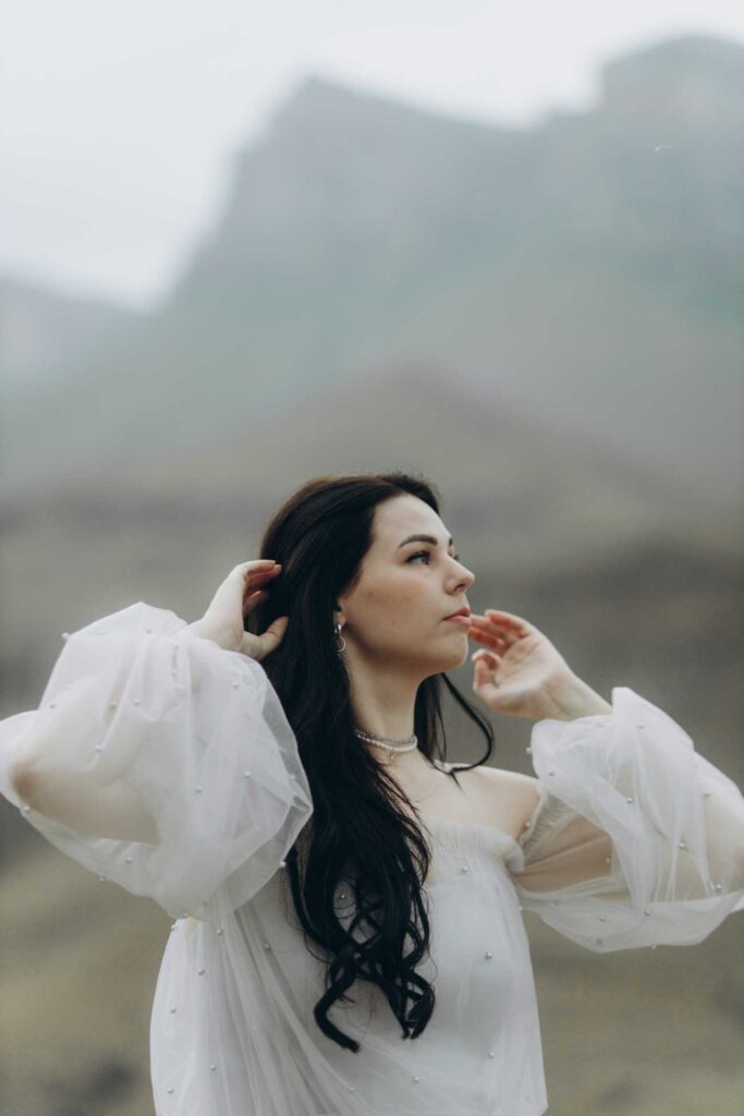 Photo Bride Diana in a Vivian gown