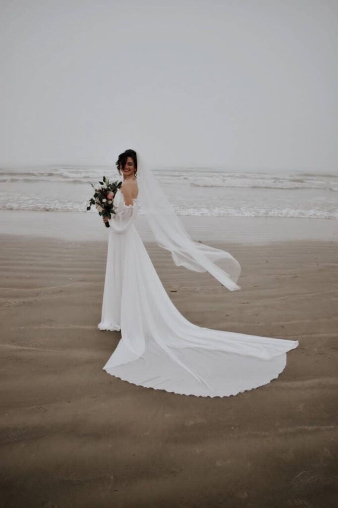 Photo Bride in a Levada dress