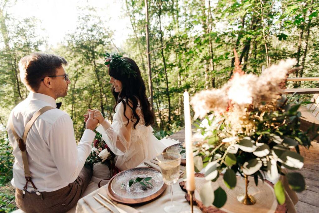 Photo Bride in a Whitney dress