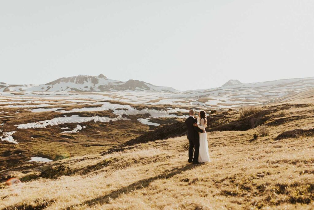 Photo Bride in ivory ALBA dress