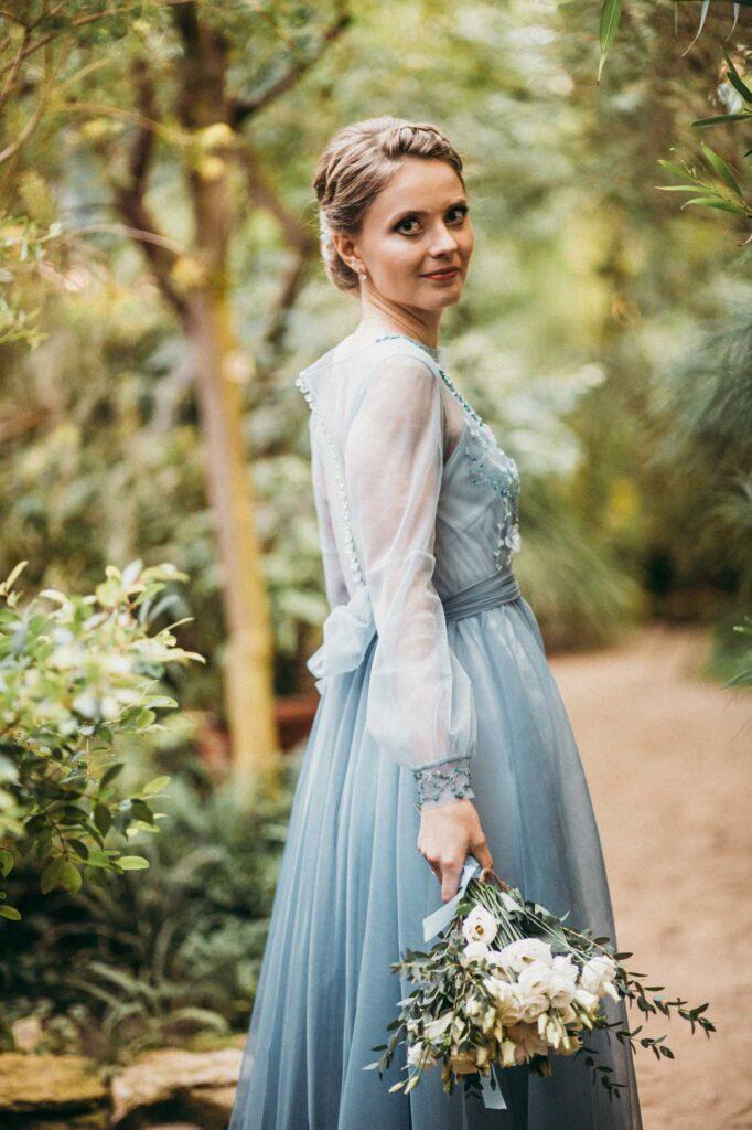 Photo Bride Olga in Aura dress