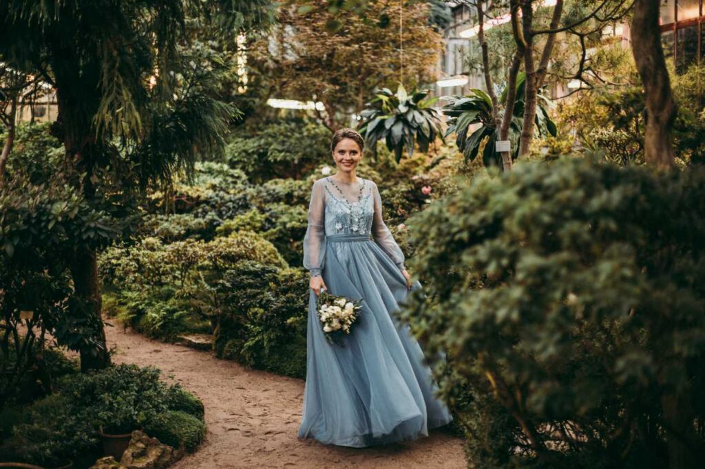 Photo Bride Olga in Aura dress