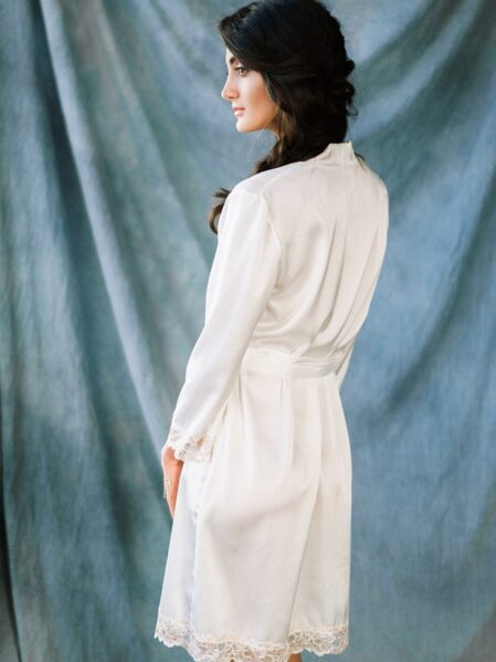 Satin robe Monica