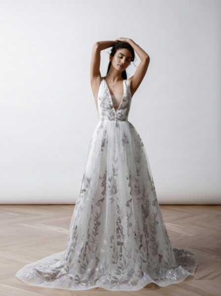 Wedding Dress Lilac