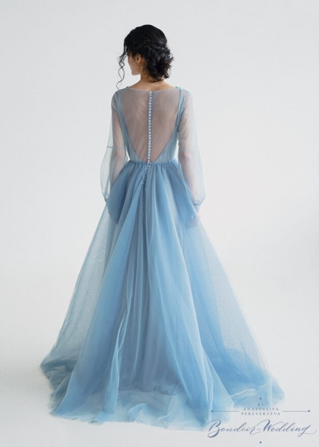 Blue Wedding Dress Aura